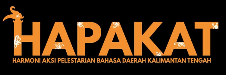 Logo Hapakat: Harmoni Aksi Pelestarian Bahasa Daerah Kalimantan Tengah
