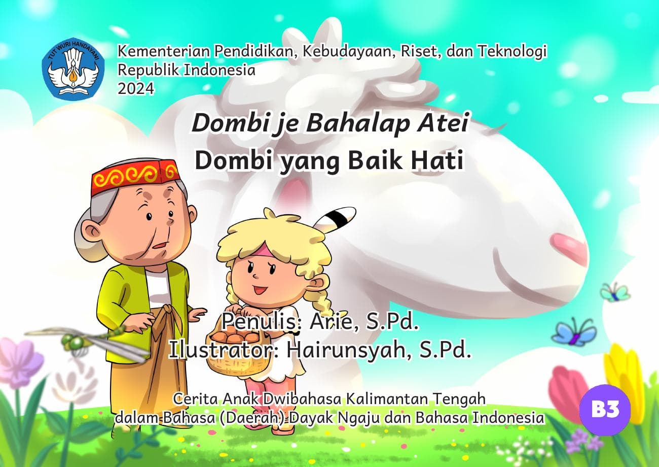 Halaman 1 dari buku Dombi je Bahalap Atei